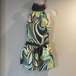 Funky Printed Sleeveless Top